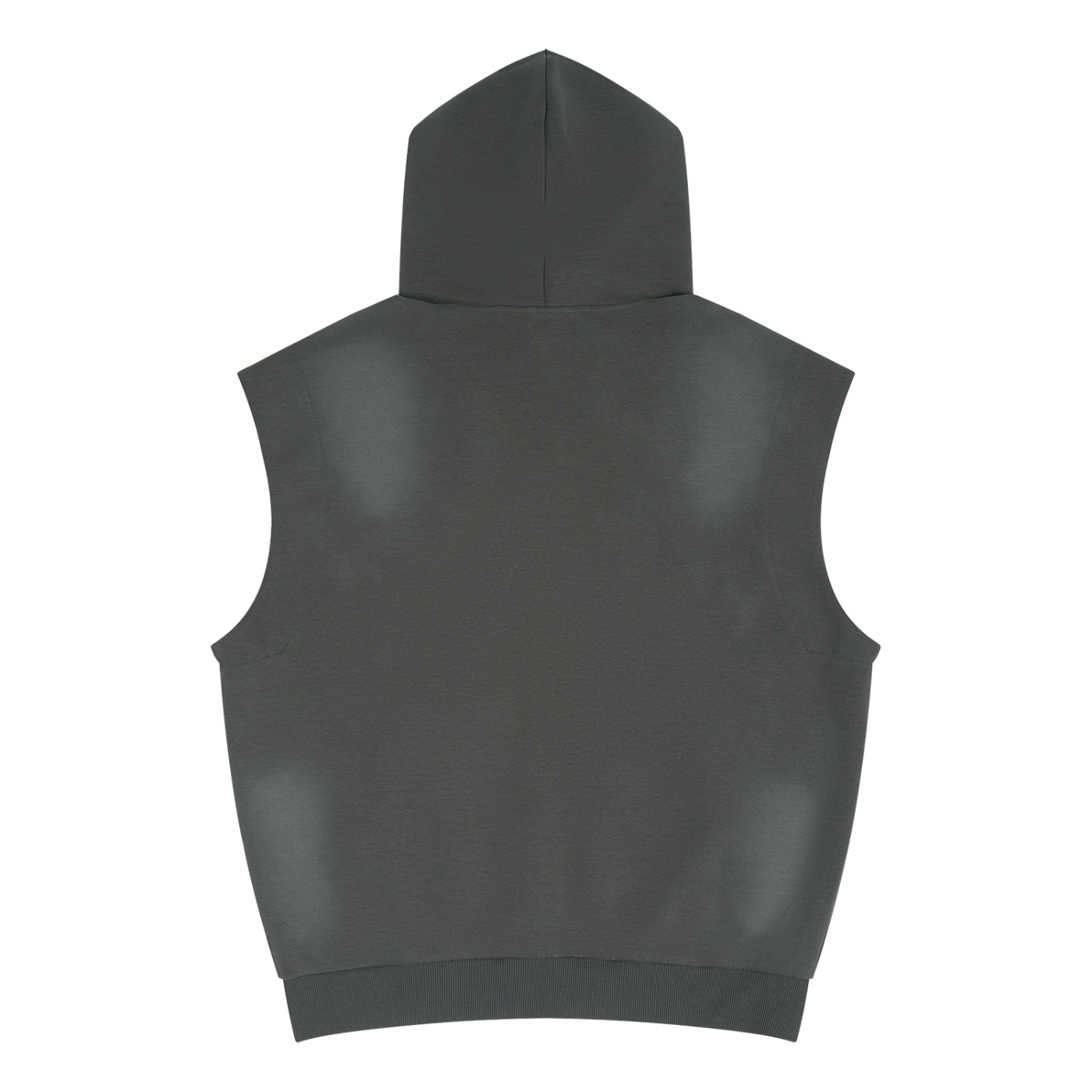SMOKY SLEEVELESS HOODIE