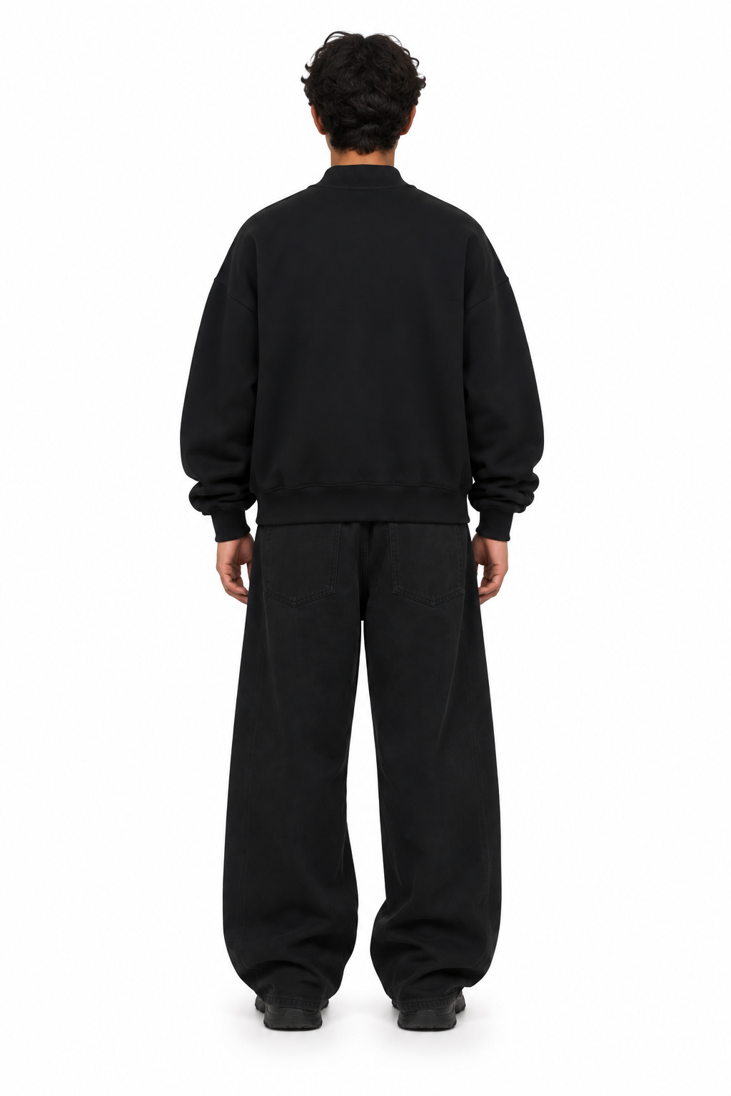 BLK SAND VARSITY JACKET