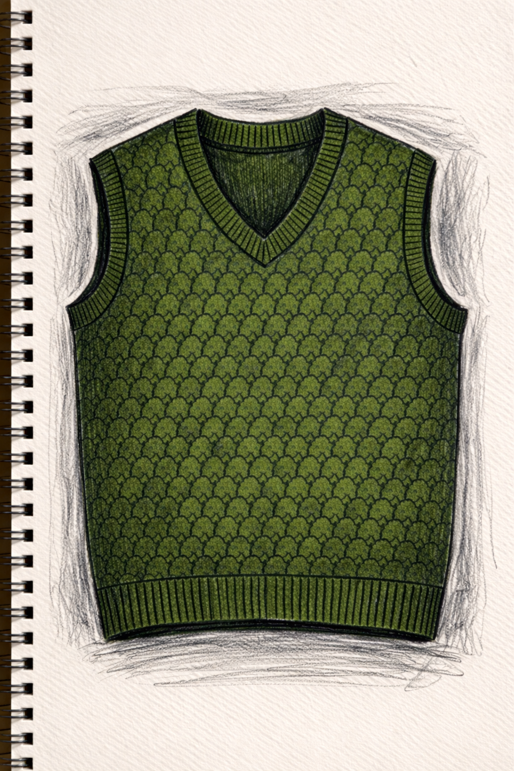 OLIVE TREE VEST