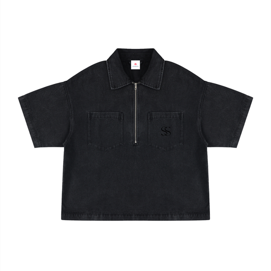 BLK SAND DENIM SHIRT