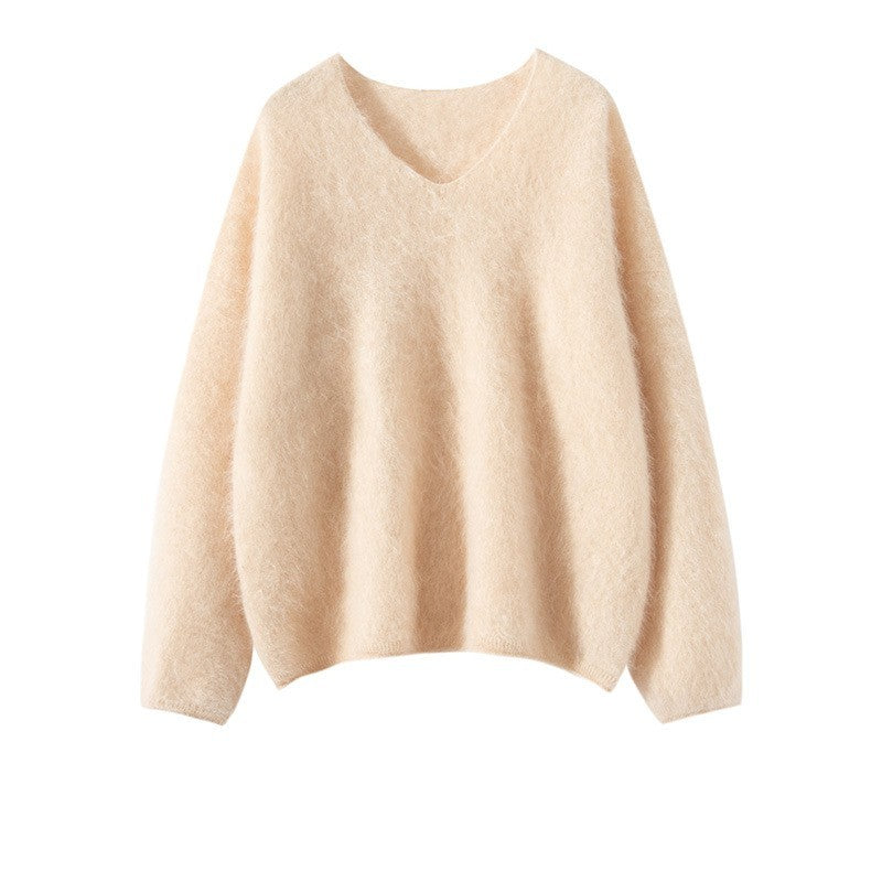 V-neck Loose Sweater